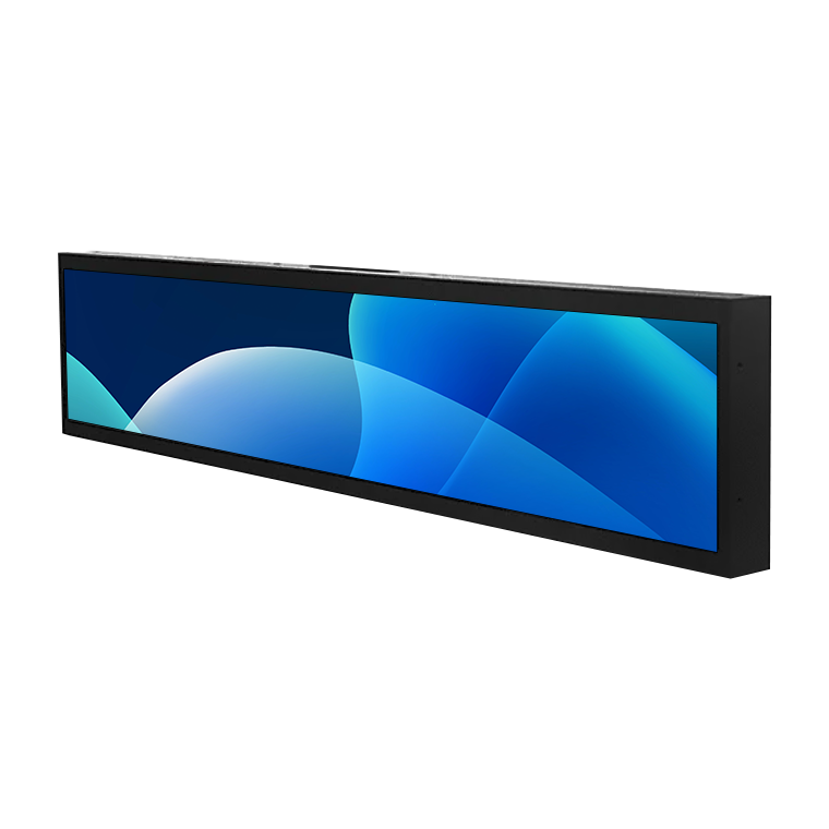 24 INCH STRETCHED BAR LCD DISPLAY FRONT IMAGE WITH LEFT ANGLE