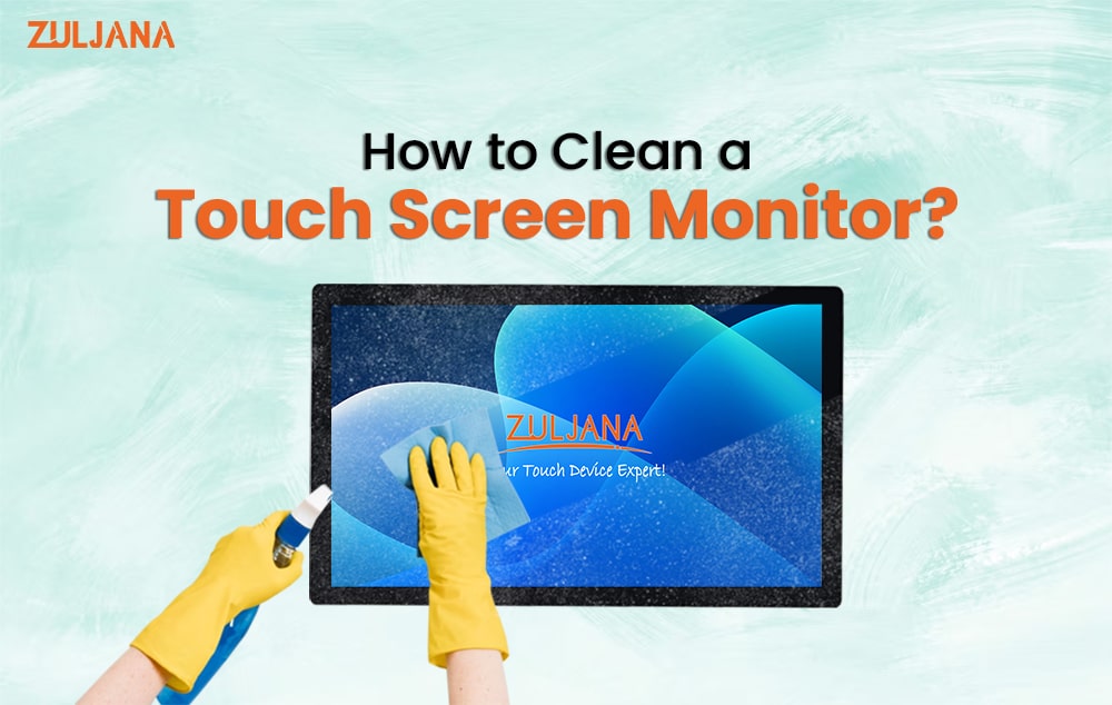 How to clean a touch screen