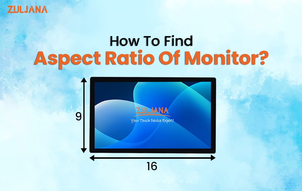 How to find a aspect ratio of a monitor