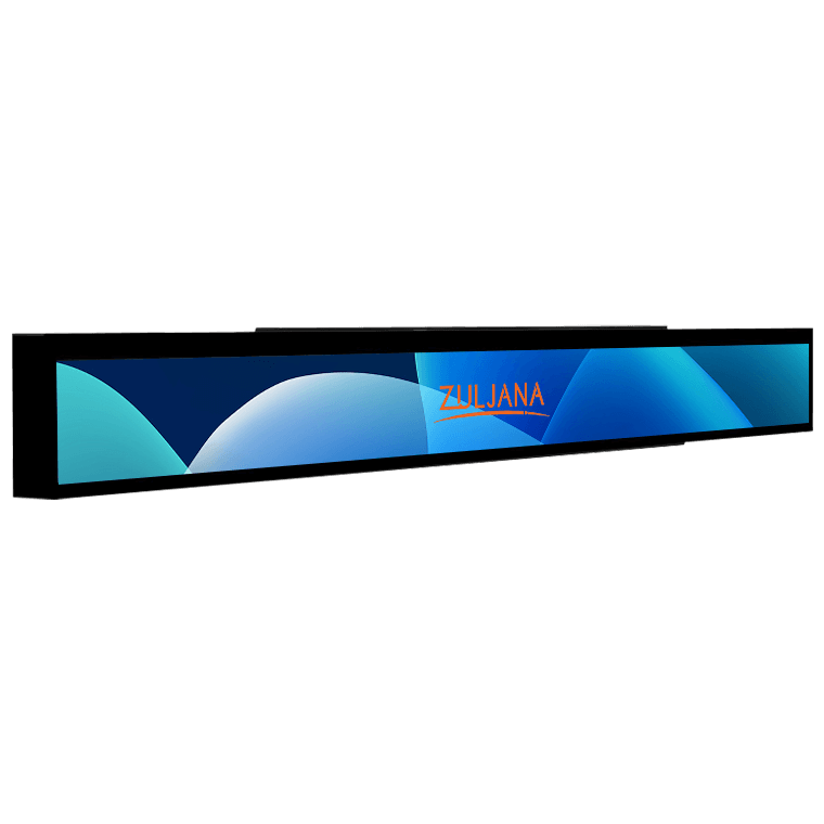 21 inch stretched bar lcd display front image