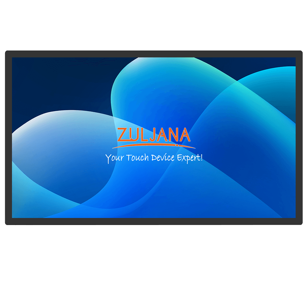 Zuljana 55″ Open Frame Industrial Grade Capacitive Touch Screen Monitor - Front